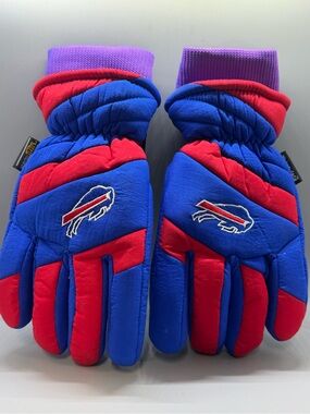 Vintage NOS Buffalo Bills NFL Thinsulate Winter Gloves – Retro 90s Deadstock